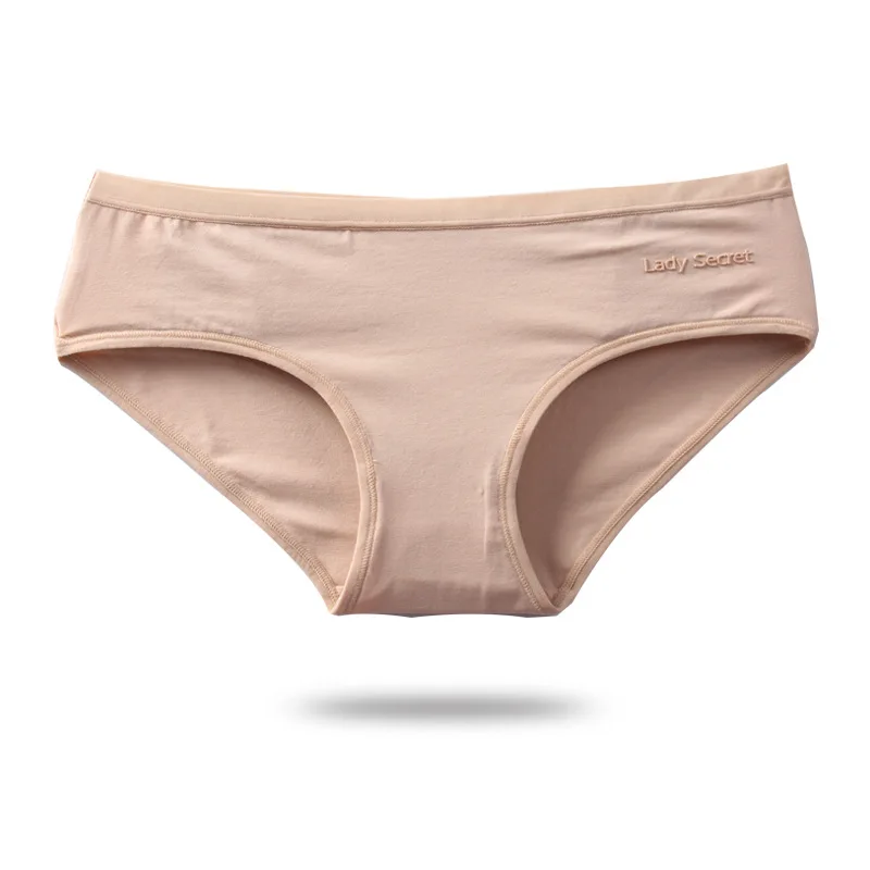 New cotton sexy ladies panties low waist simple solid color women's briefs comfortable high quality cotton girls underwear