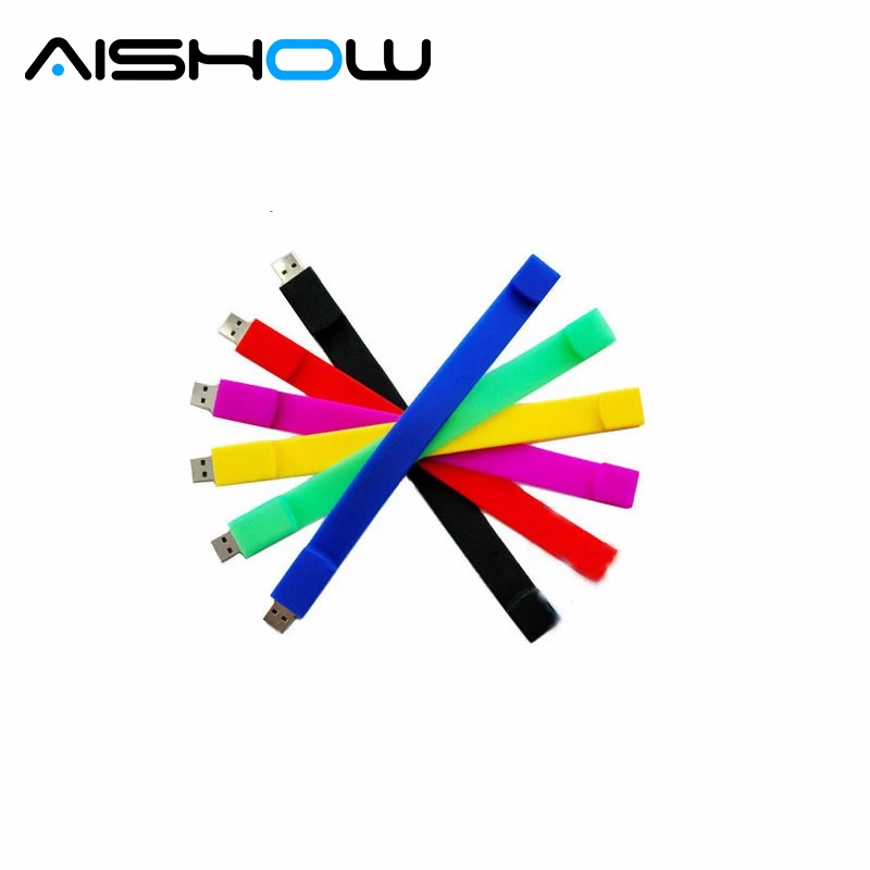 

Fully capacity 8GB/16GB /32GB Promotional wristband USB Flash Drive HT-702 silicon pendrive usb bracelet