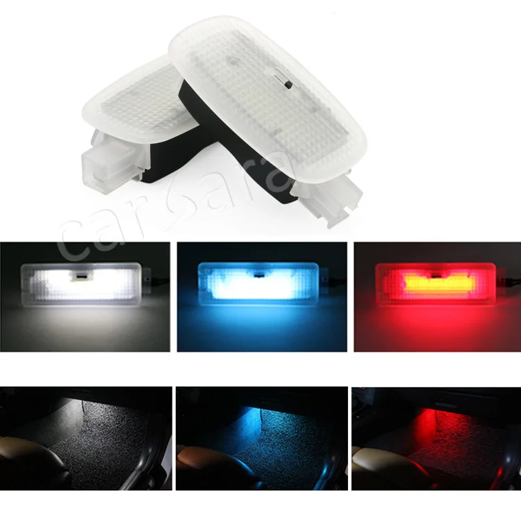 Three switchable color LED door light for Mercedes Benz A B C E S Class