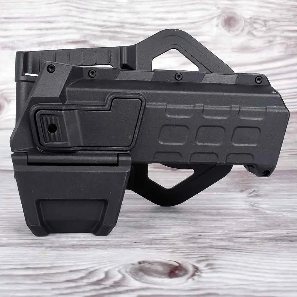 

Tactical Movable Pistol Holsters for G17 G18 1911 with Flashlight or Laser Mounted Glock Series Right Hand Waist Gun Holster