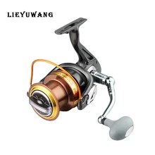 LIEYUWANG HTA8000-9000 4:6:1 12+ 1BB увеличенная большая емкость удаленное колесо с ЧПУ металлическая спиннинговая Рыболовная катушка Драг Фидер катушка
