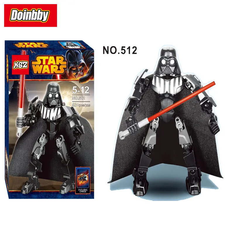 

Creative KSZ 512 Compatible with Legoings Star Series Wars Mini Darth Vader Figure Building Block Toys Kids Gifts 75111