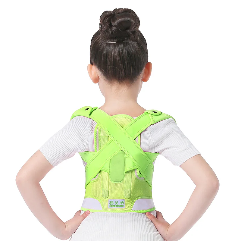 Регулируемый Детский Корректор осанки, пояс для поддержки спины, Ортопедический Корсет для детей, поясничный плечевой пояс для позвоночника