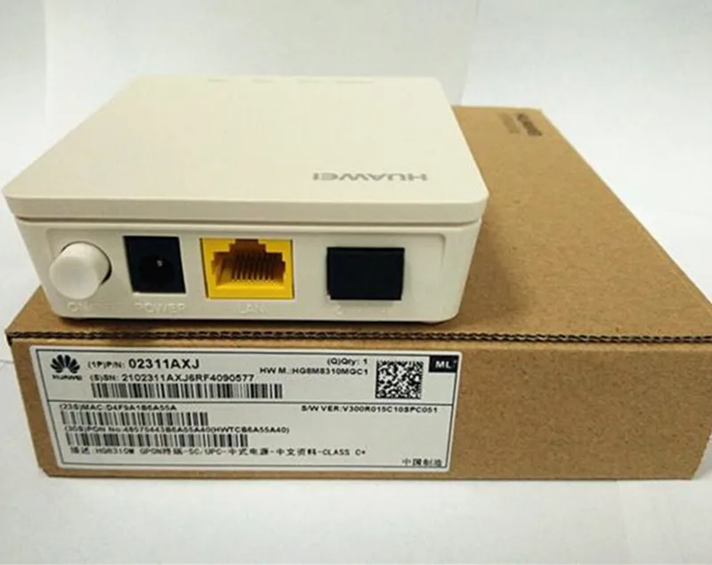 Huawei HG8310M Gpon Onu ftth волоконно-оптический маршрутизатор 1GE Ont волоконное оборудование с мини-размером