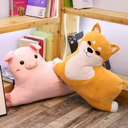 Милые корги собака плюшевые игрушки мягкие животных мультфильм свинья подушки прекрасный Рождественский подарок для детей каваи подарки