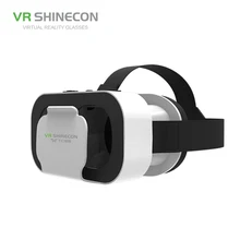 VR SHINECON 5,0 Очки виртуальной реальности 3D очки для iPhone/samsung/huawei Xiaomi 4,7-6,0 дюймов телефоны универсальный геймпад выберите