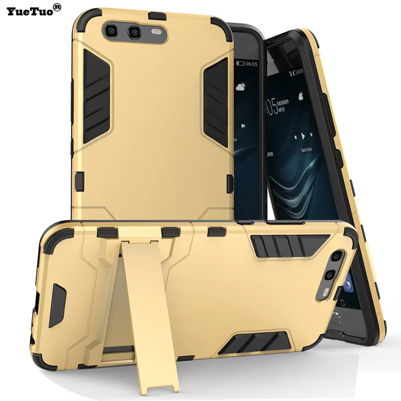 

YueTuo luxury original armor case for huawei p10 lite plus nova p10lite plastic hybrid shockproof phone Hard back cover coque