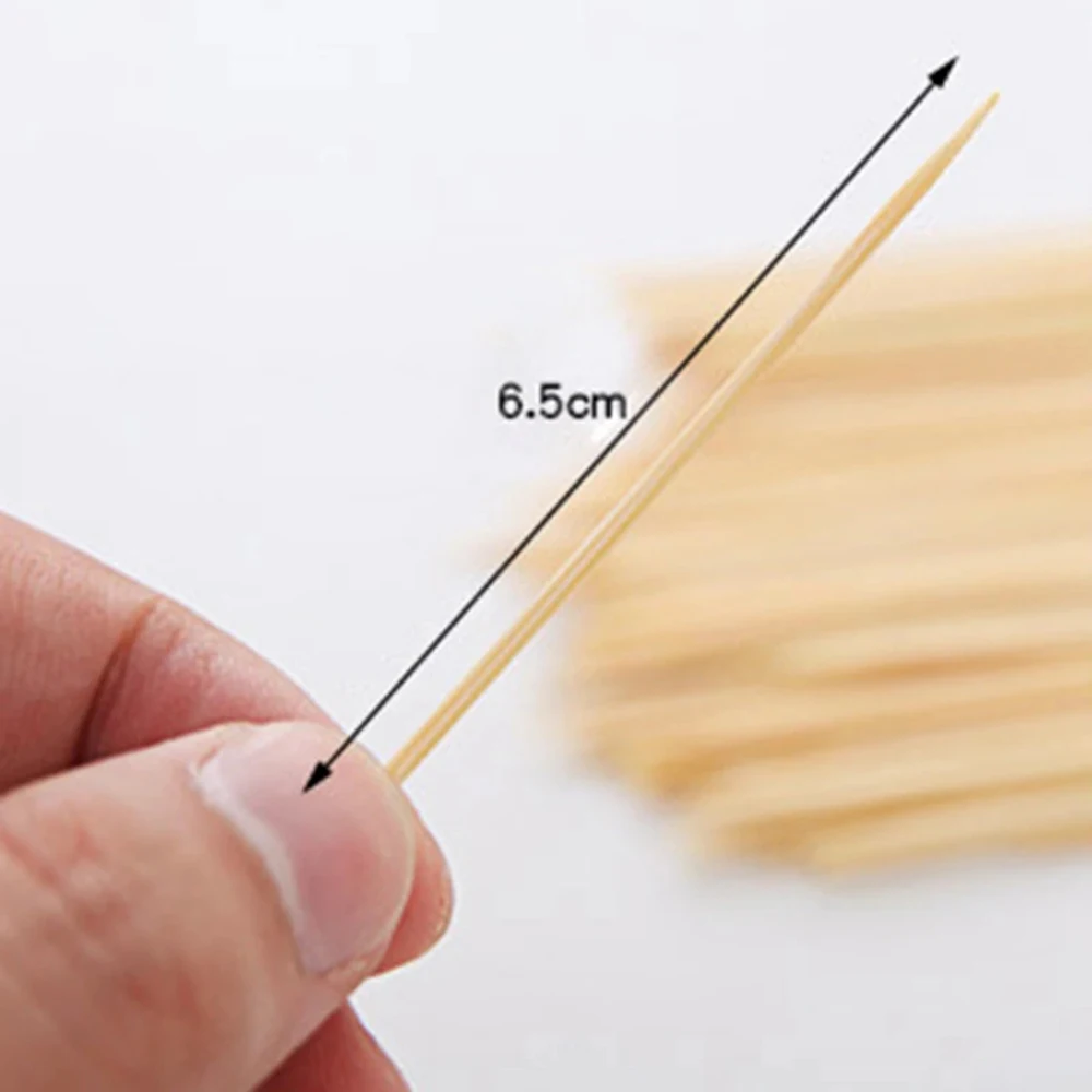 250toothpicks/bag Quality-life-oriented Kitchen Gadgets Disposable Bamboo Toothpicks Wooden Toothpick Care Toothpicks Party