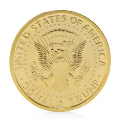 Памятный значок Дональда Трампа, памятная Коллекционная монета из цинкового сплава, 2018