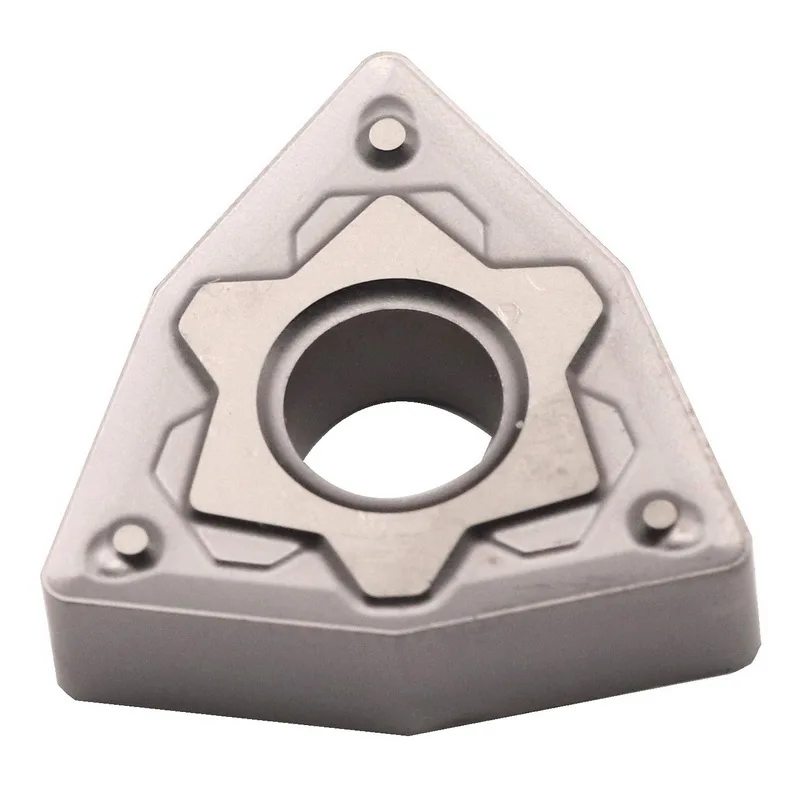 

MOSASK 10pcs WNMG080404-HS ZN60 Cermet Medium And Fine Steel Parts Have Good Finish Tungsten Cemented Carbide Inserts