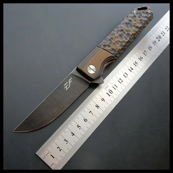 

BJL Knife D2 Steel Blade + G10 Handle Pocket Knife Folding Camping Fruit Knife Outdoor EDC Tool Knife EF70