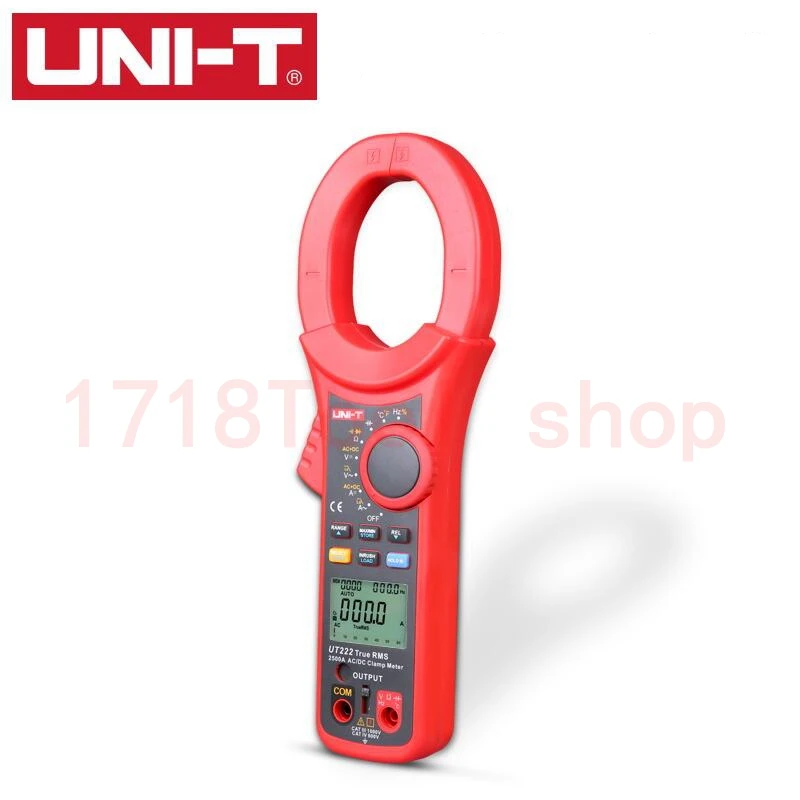 

UNI T UT222 True RMS Digital Clamp Meter 2500A 1000V AC DC Multimeter Analog Voltage /Amp/ Inrush current/ LPF/Capacitor Tester