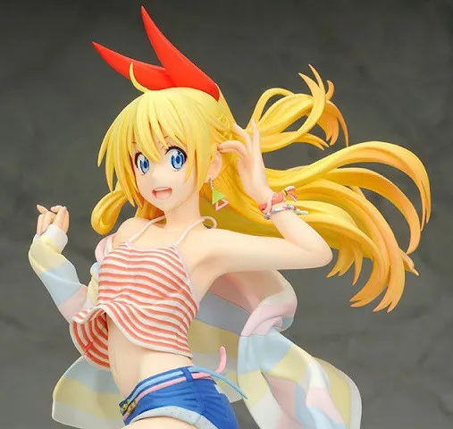 Новые горячие 23 см Miss big Kirisaki Chitoge Nisekoi фигурка игрушки коллекция Рождественский подарок кукла без коробки