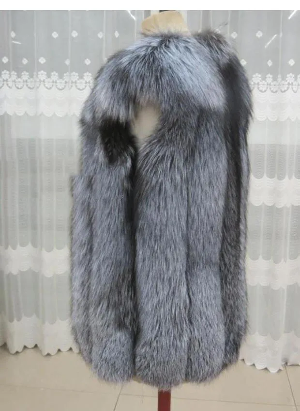 Red Fur Véritable Rouge D'hiver Fourrure Vêtements Réel Outwear Bon Renard Naturelle Gilet Silver silver Prix Fur Fox De 2019 Femmes Femelle IpUqTaCaw