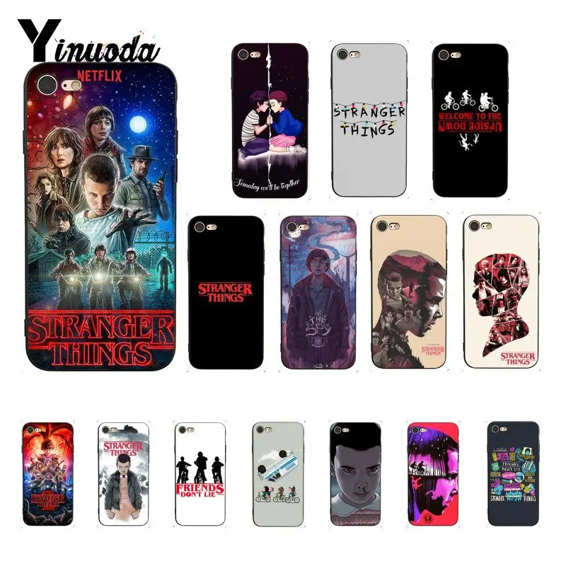 Yinuoda новые рождественские огни черный чехол для телефона iPhone X XS MAX 6 6S 7 7plus 8 8Plus 5 5S