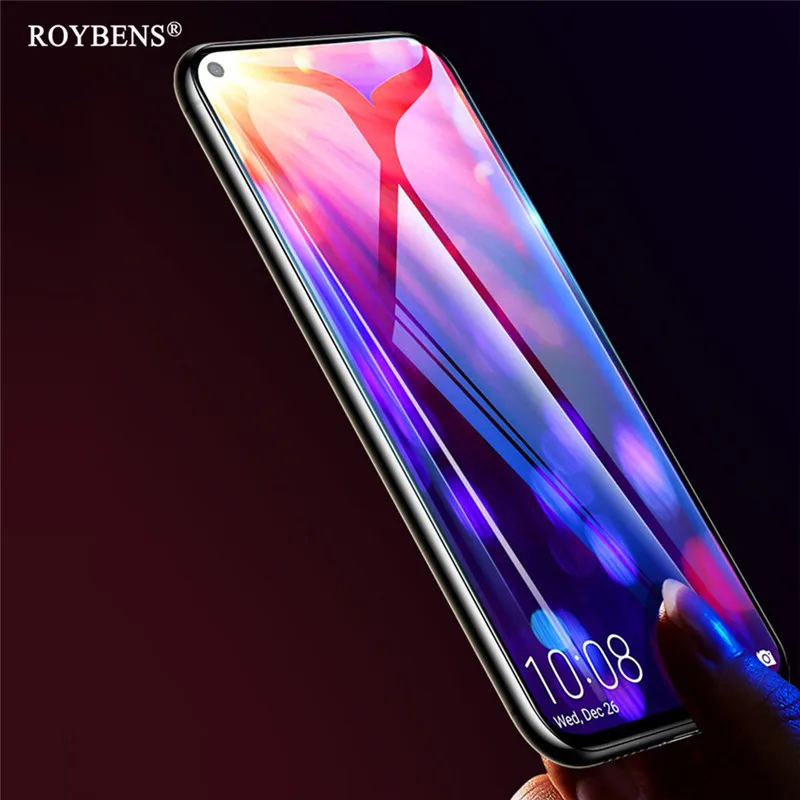 9D закаленное стекло для huawei Honor View 20 V20 полное покрытие Защита экрана HONOR V10 10 mate Pro HD