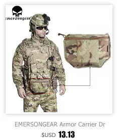 Emersongear Тактический Жилет Molle СКП жилет airosft Пейнтбол Молл жилет с груди защитная пластина Перевозчик Мультикам EM7344