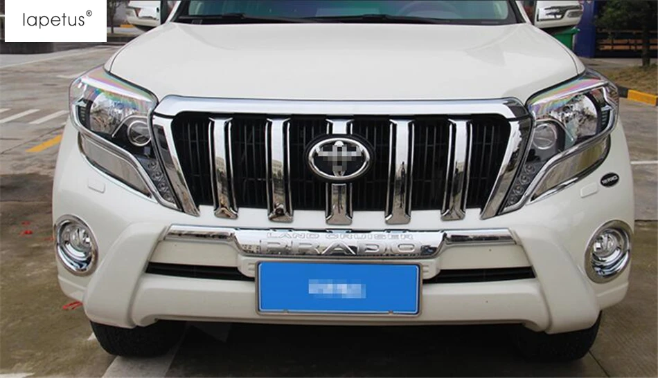Аксессуары Lapetus для Toyota Land Cruiser Prado FJ150 2014 2017 Передняя лицевая Центральная решетка