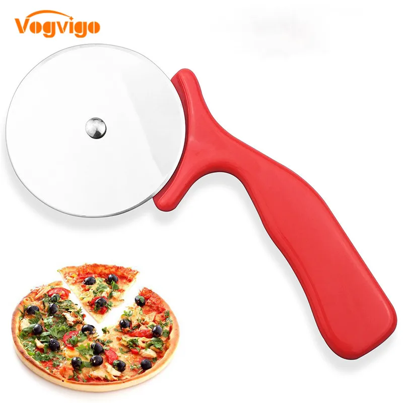 

VOGVIGO Stainless Steel Pizza Cutter Cake Maker Kitchen Stainless Steel Cutter Pizza Knife Cake Tools Scissors Waffles Cookies