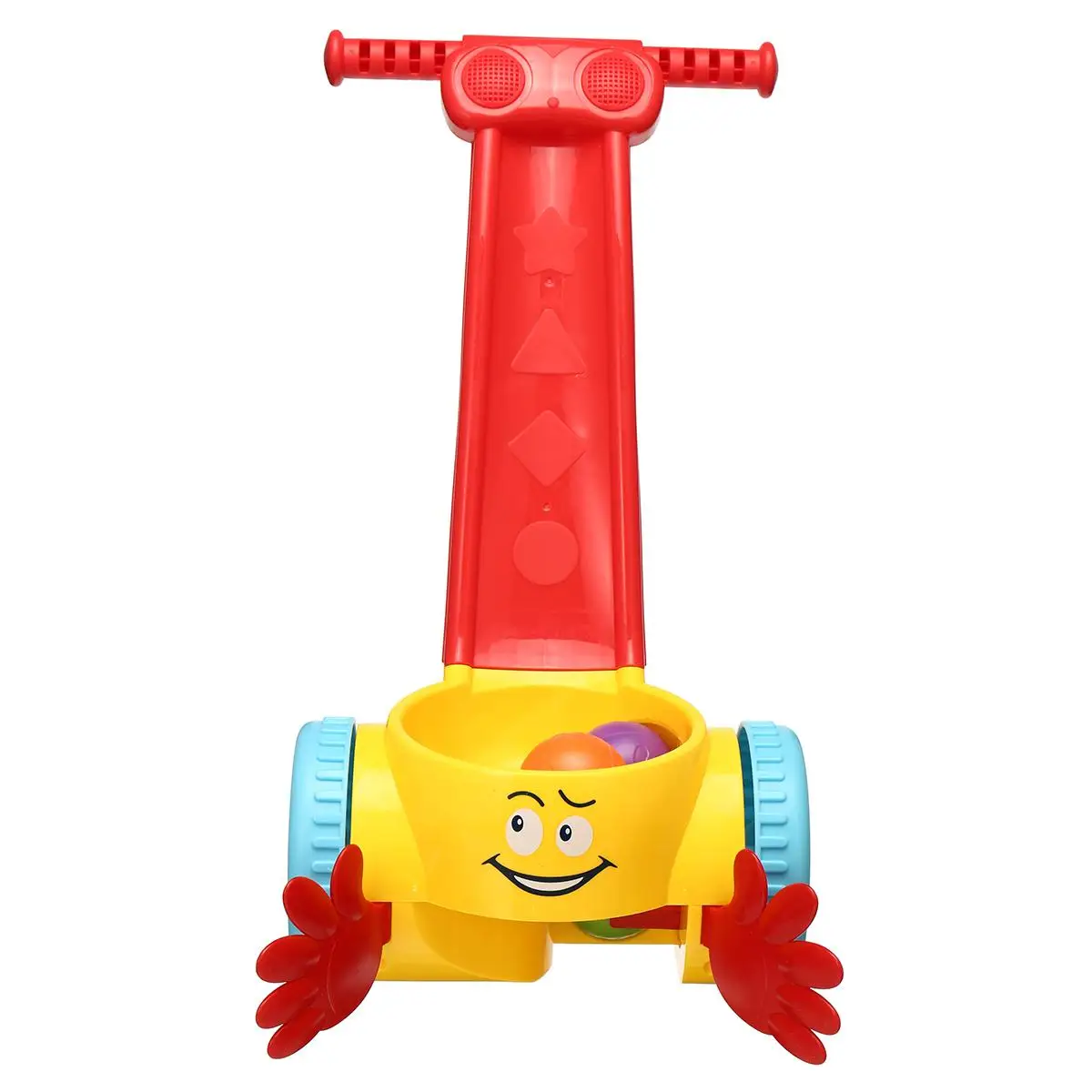 

Baby Walker Trolley Baby Scoop Whirl Ball Popper Toddler Music Walking Push Toys Multifunction Education Toy Activity Gear Gifts