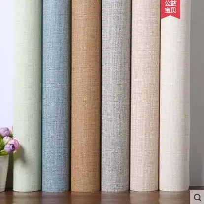 

Self-adhesive solid color bedroom wallpaper dormitory waterproof thick PVC wall stickers living room plain decorative wallpap