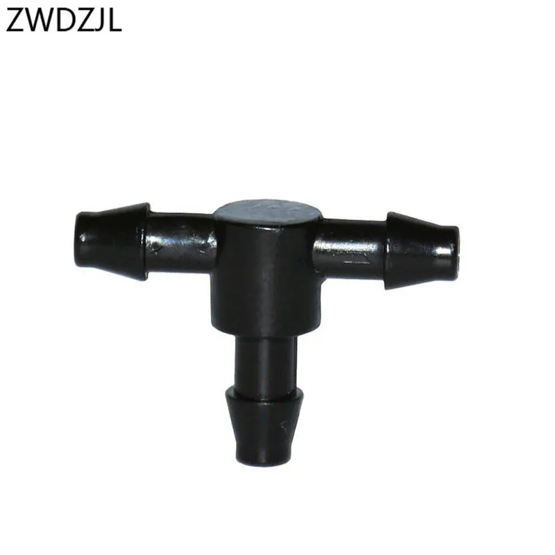 

Garden hose tee 4/7mm Barbed Equal Tee Connector 1/4" 3 way Connecting for Inner diameter 4 mm Hose adapter 250pcs