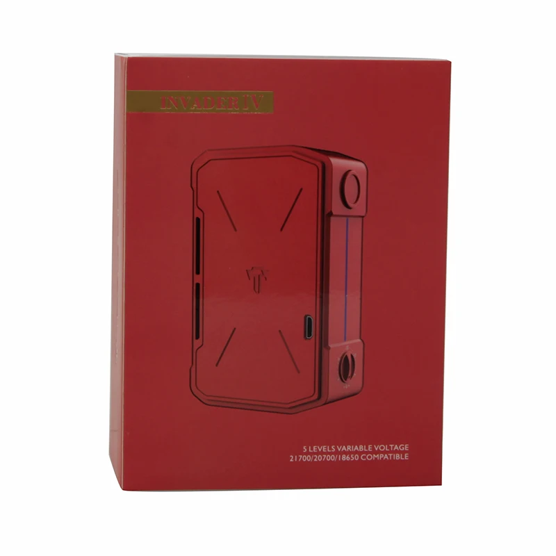 Original Tesla Invader 4 Invader IV Box MOD Max 280W Huge Power & 5 Levels Voltage No 18650 Battery Box Mod Vs DRAG MOD 01 (3)