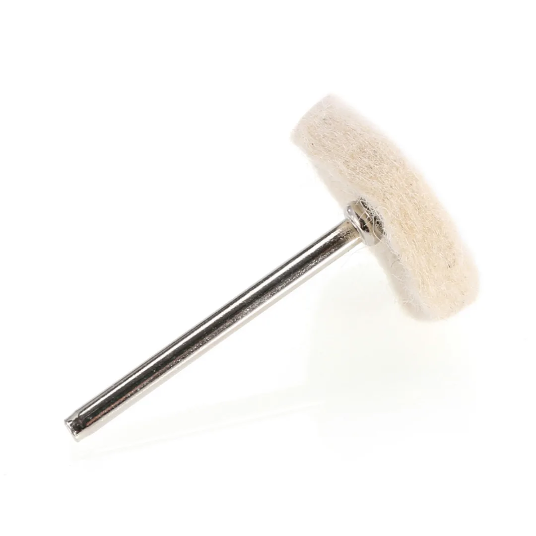 10PCS Wool Felt Polishing Buffing Wheel Drill Grinder Wheel Brushes With Handles For Rotary Tool Accessories