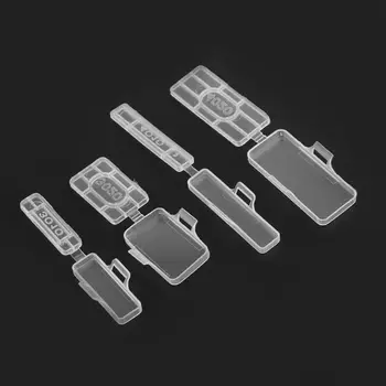 

50pcs Waterproof Transparent Cable Sign Cards Label Display Identification Box