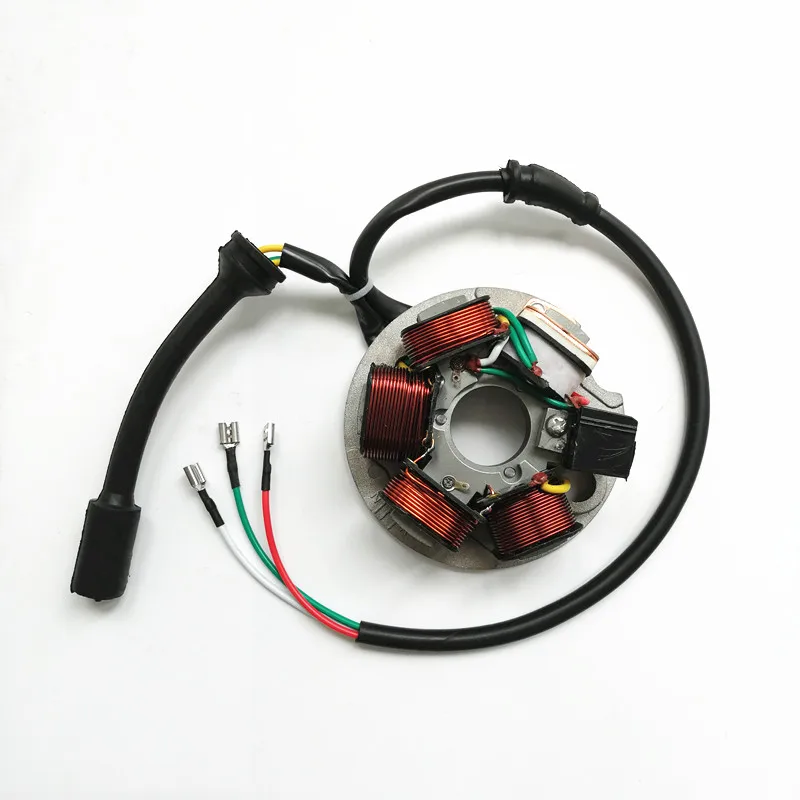 Bobina Motore Statore Generatore Moto Per Piaggio Vespa 3 Fili Ape 50 Fl3 Rst Cross Rst Mix 1996-2017 256309