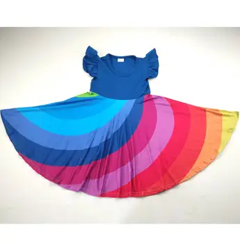 

Adorable Super Twirl Dress For Girl Rainbow Twirl Style Dresses
