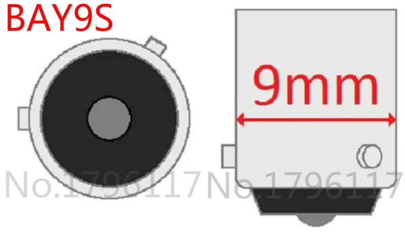2 шт./10 шт. BAY9s H21W 12 в 21 Вт автомобильный головной светильник штыковая лампочка автомобильный галогенный индикатор тормозной противотуманный задний светильник BAY9S
