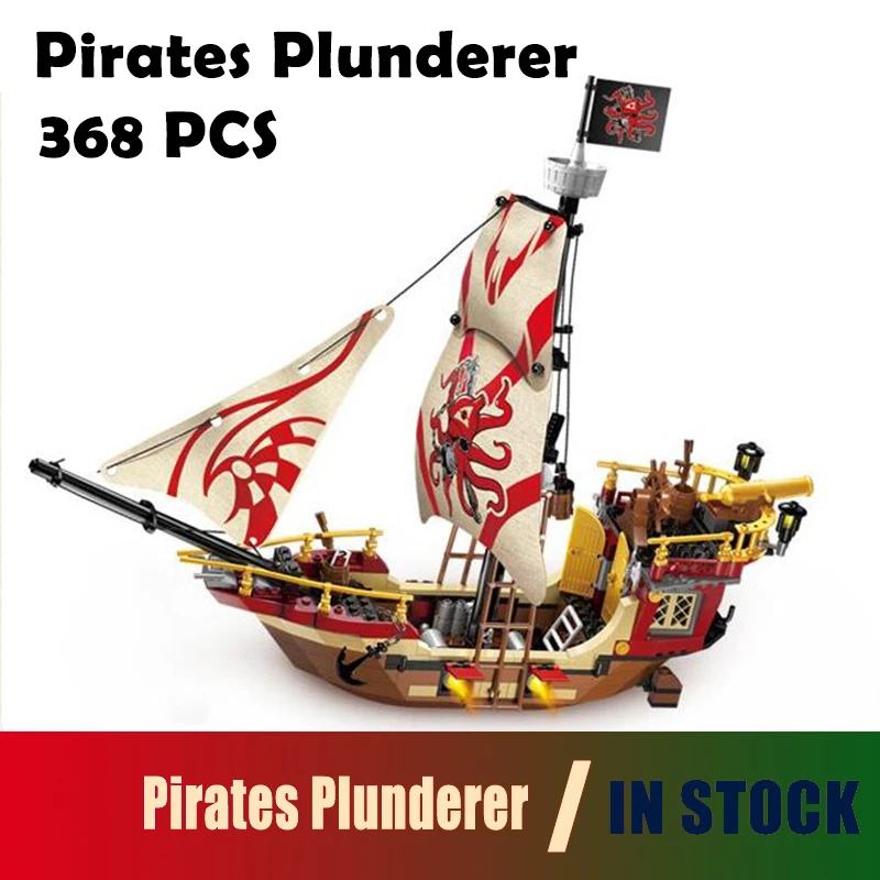 Совместимость Город Модель building block Набор Пираты Plunderer 3D Строительство