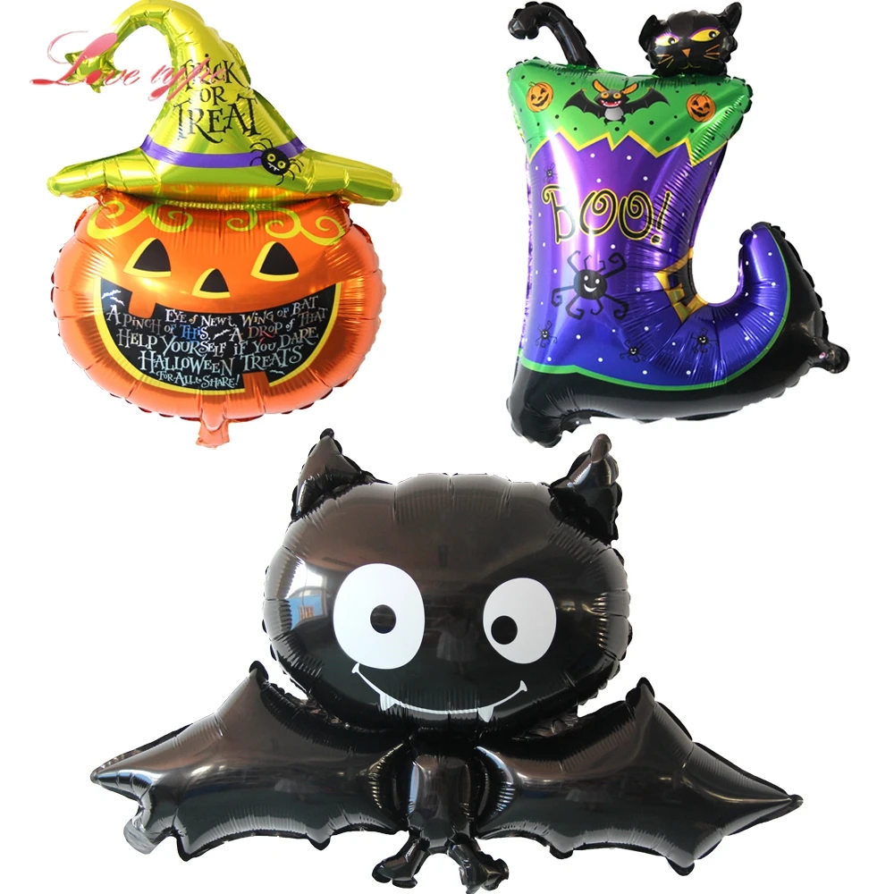 Party Balloons!1PC Cute Halloween Balloons Large Foil Balloon Kids Toys