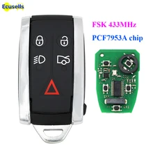 4 + 1 кнопка FSK 433 МГц умный дистанционный ключ с чипом PCF7953A для