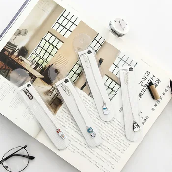 

1 Pcs Bookmark Cartoon unicorn Book Mark book markers Kawaii animal Metal Bookmark book Cute School stationery Office Supplies
