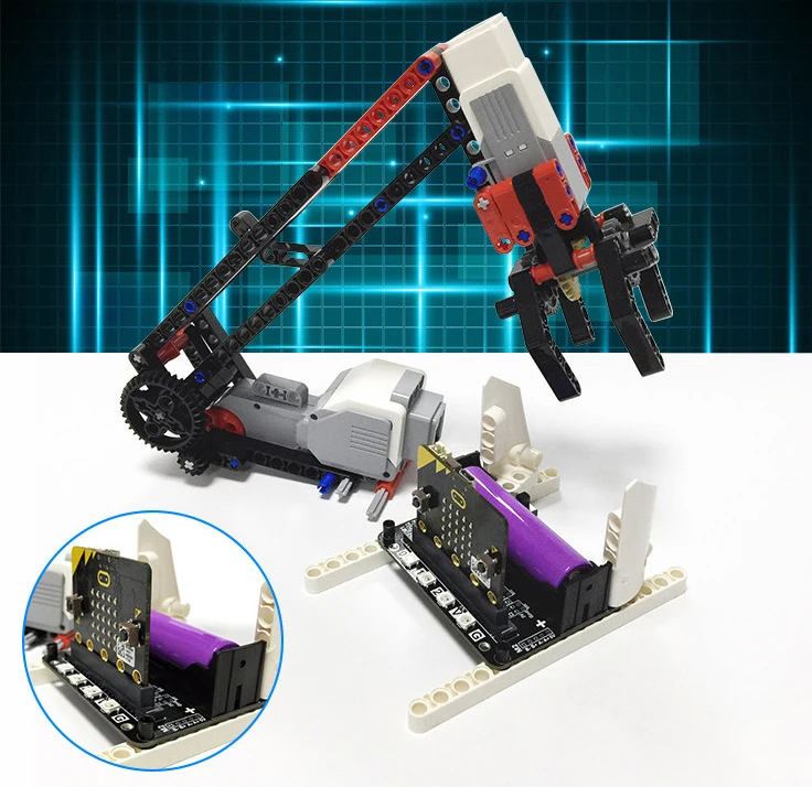 Для Microbit Micro: Плата расширения бит Robotbit pyton обучающая для детей RCmall FZ3229