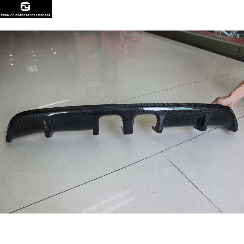 

Golf 6 MK6 Carbon Fiber Car Rear Diffuser For Volkswagen Golf6 MK6 R20 rear Bumper 2010-2013