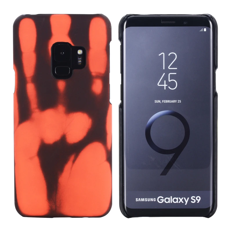 Чехол с термочувствительным датчиком для Samsung S20 Ultra S8 S9 Plus S10 Lite Note 20 1 + 9 8 A70 A50 A71 A51 S7