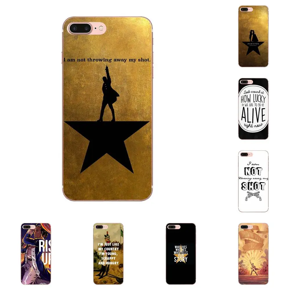 

TPU Case For Huawei Mate 7 8 9 10 P7 P8 P9 P10 P20 Lite Plus Pro GR5 P Smart 2017 I Am Not Throwing Away My Shot Hamilton Quotes