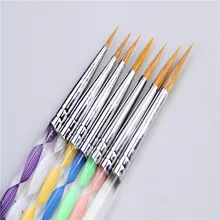 6 шт./компл. Matisse Акварельная кисть из меха ласки Aquarelle краска кисти художников круглая головка крюк Ручка для черчения искусство Sup