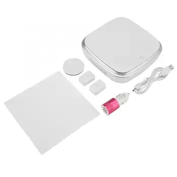 

Car Air Purifier Freshener Electric Car Ionizer Automibile Deodorant Sterilization Formaldehyde PM2.5 Purifier White USB Cable