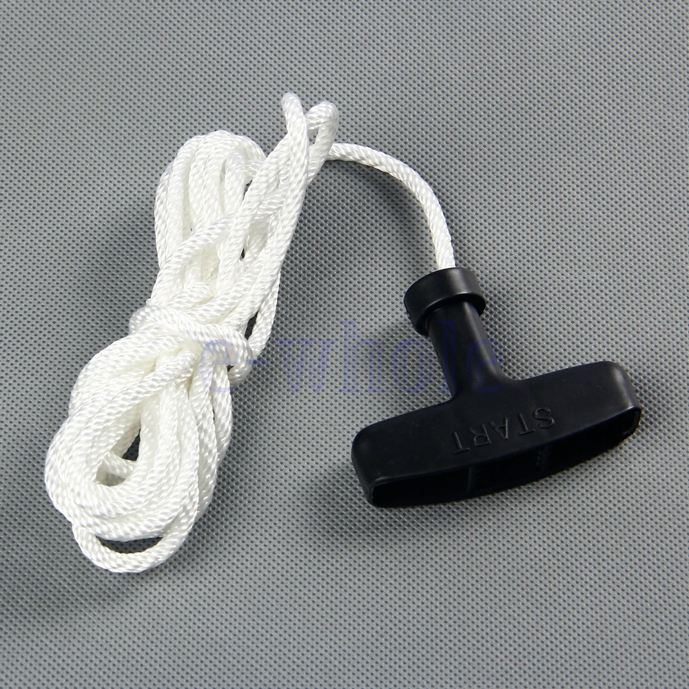 Universal Lawnmower Starter Pull Handle +3M Cord Line Rope Mower Recoil