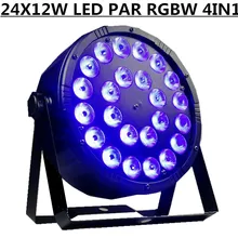24X12 Вт светодиодный PAR-прожектор rgbw 4в1 par Светильник s/дискотечный светильник s dmx512 управляемый светильник для мытья сценический PAR светодиодный Профессиональный dj оборудование