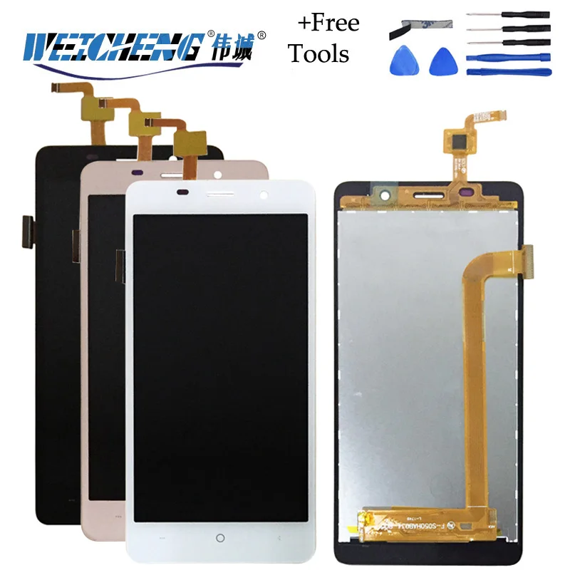 

WEICHENG For Leagoo M5 LCD Display +Touch Screen Assembly For leagoo m5 lcd Digitizer Sensor Glass Panel +free tools