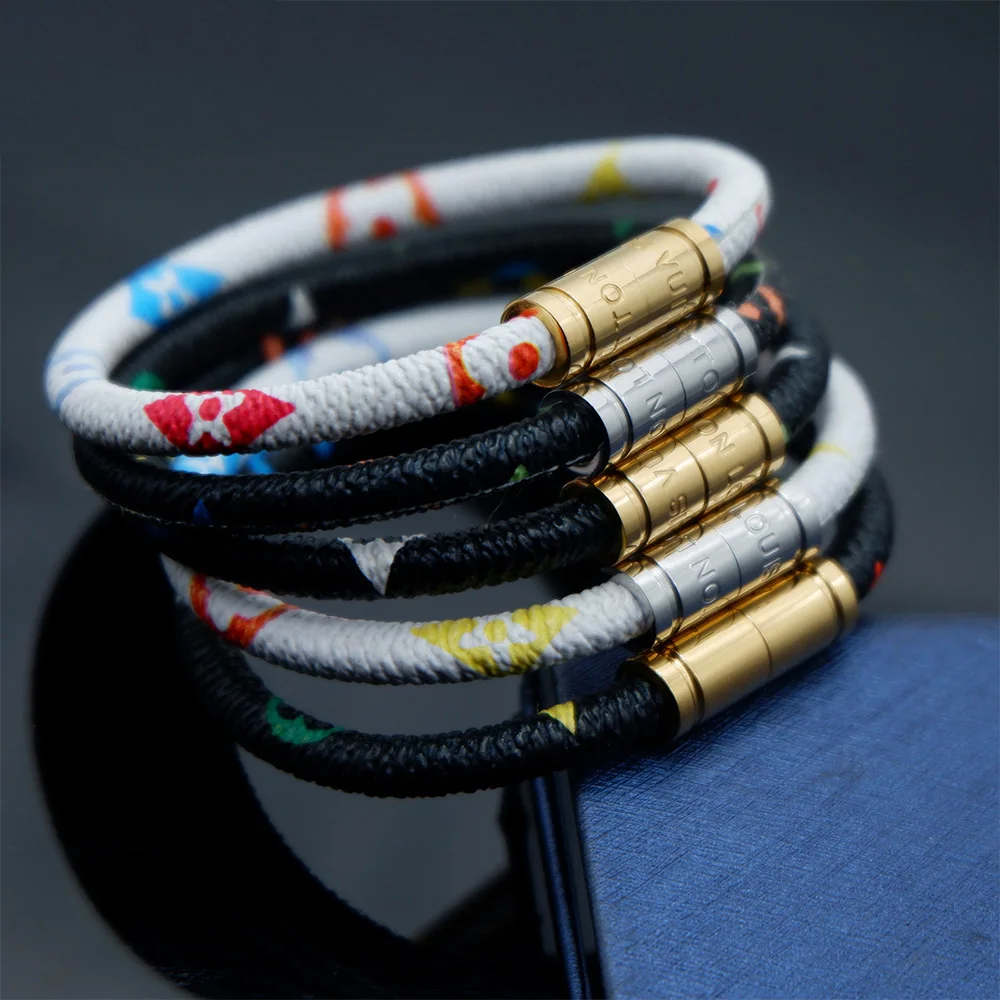 Fashion Leather Bangles Bracelets Stainless Steel Magnetic Bracelet Men Jewelry Vintage Charms Bracelet Homme Female Jewelry 5