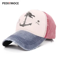 Peekymoce, шапки и кепки для мужчин,, весенние Хлопковые бейсболки, бейсболки с якорем, летняя кепка в стиле хип-хоп, подходят для женщин, разные цвета