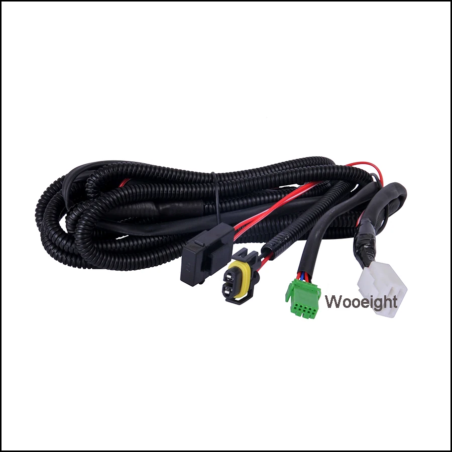 

Car H11 Fog Light Wiring Harness Sockets Wire + LED Indicators Switch + Automotive Relay For Ford For Honda For Nissan For Acura