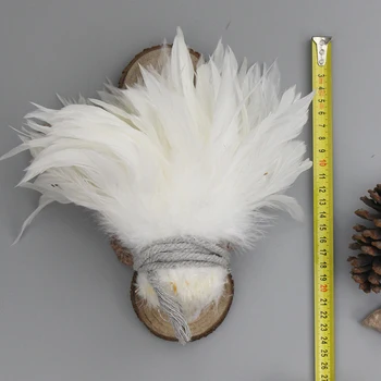 

4-8 Inch(10-20 cm)Chinese Manufacturer Wholesale Patterned Red Chicken Feather for DIY Earrings Jewelry