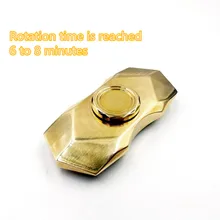 Rotation time is reached 6 to 8 minutes copper EDC Hand Spinner Fidget Spinner Anti Stress Focus Toy Hand Spinner for ADHD